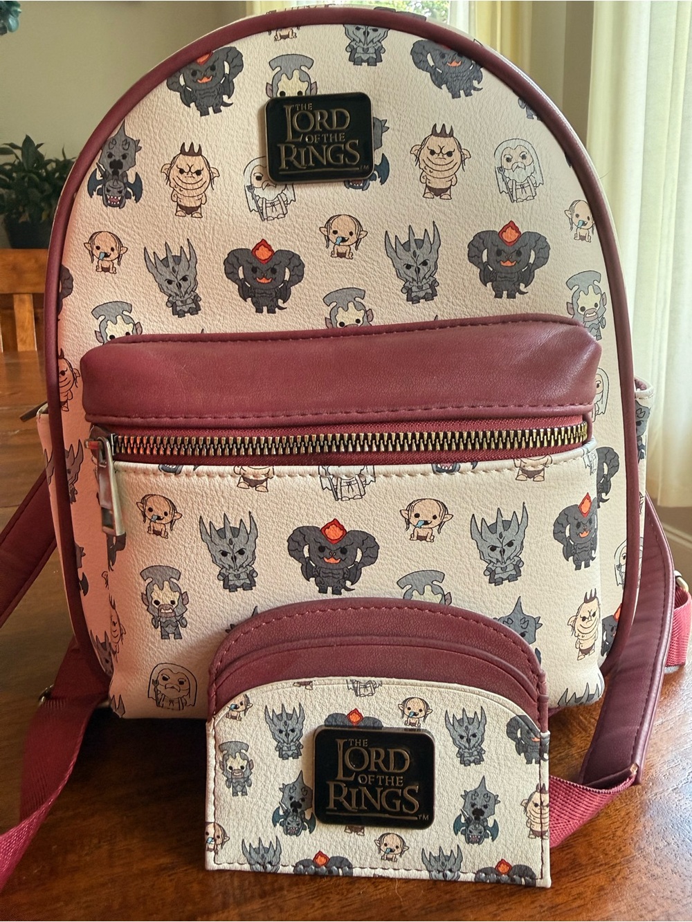 Bioworld Lord of the Rings Mini Backpack and Card Holder